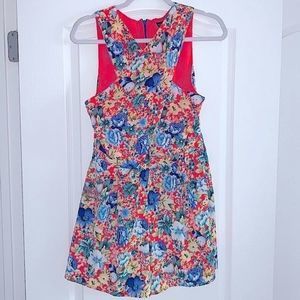 Topshop Bright Floral Romper